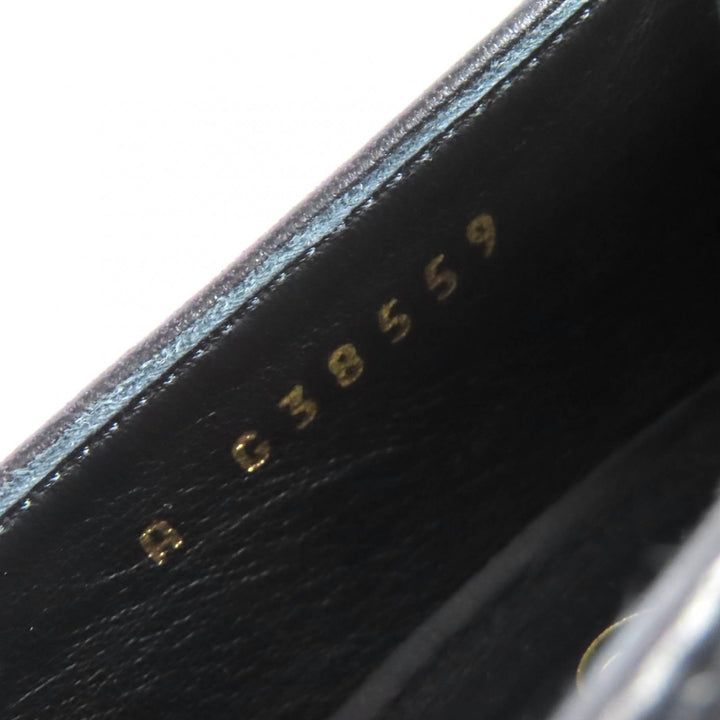美品△CHANEL シャネル G38559 ココマークチャーム付き レザー ローファー ブラック 35.5 箱・保存袋付き イタリア製 レディース
