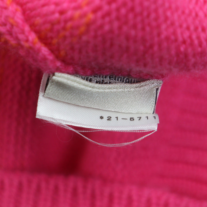 極美品▼HERMES エルメス 22SS カシミヤ100% グラデーション Vネック ニット カーディガン オレンジ ピンク S イタリア製 正規品 メンズ