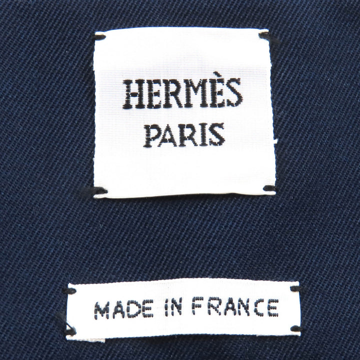 未使用品△HERMES エルメス 21AW ウール レーヨン センタージップ タイトスカート ネイビー 34 フランス製 正規品 レディース
