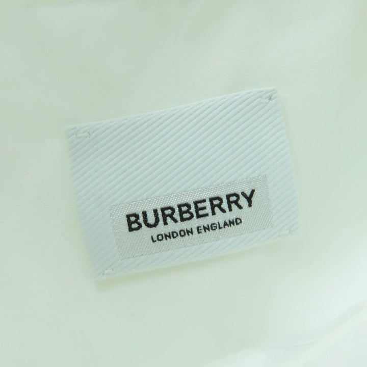極美品☆BURBERRY バーバリー 8013907 コットン100％ ホースフェリー ティッシ期 シャツワンピース ホワイト 36 正規品 レディース