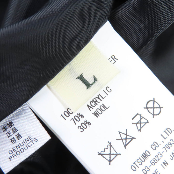 極美品△HUMAN MADE ヒューマンメイド HM27JK020 LEATHER TRACK JACKET レザー トラック ジャケット バックルロゴ ブルゾン L 正規品