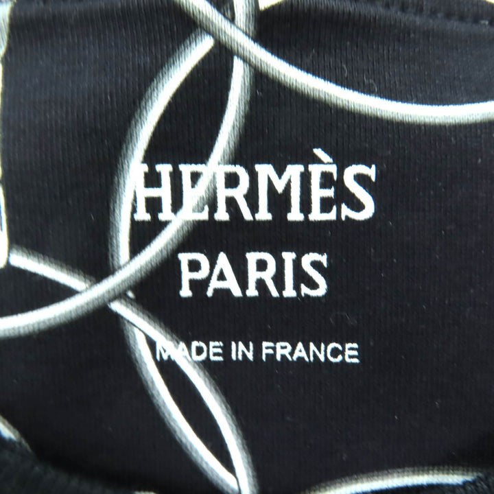 極美品◇HERMES エルメス 22AW 2H4508DB La Promenade du Matin 朝の散歩 コットン100％ マキシドレス ワンピース 34 フランス製 正規品