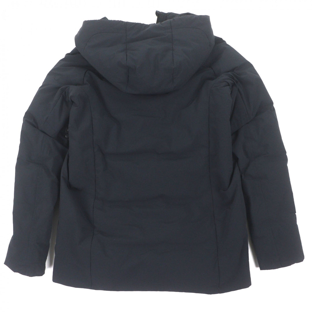 良品▼DESCENTE デサント DIA3673U オルテライン 水沢ダウン フーデッド ダブルジップアップ ダウンコート ブラック S 正規品 メンズ
