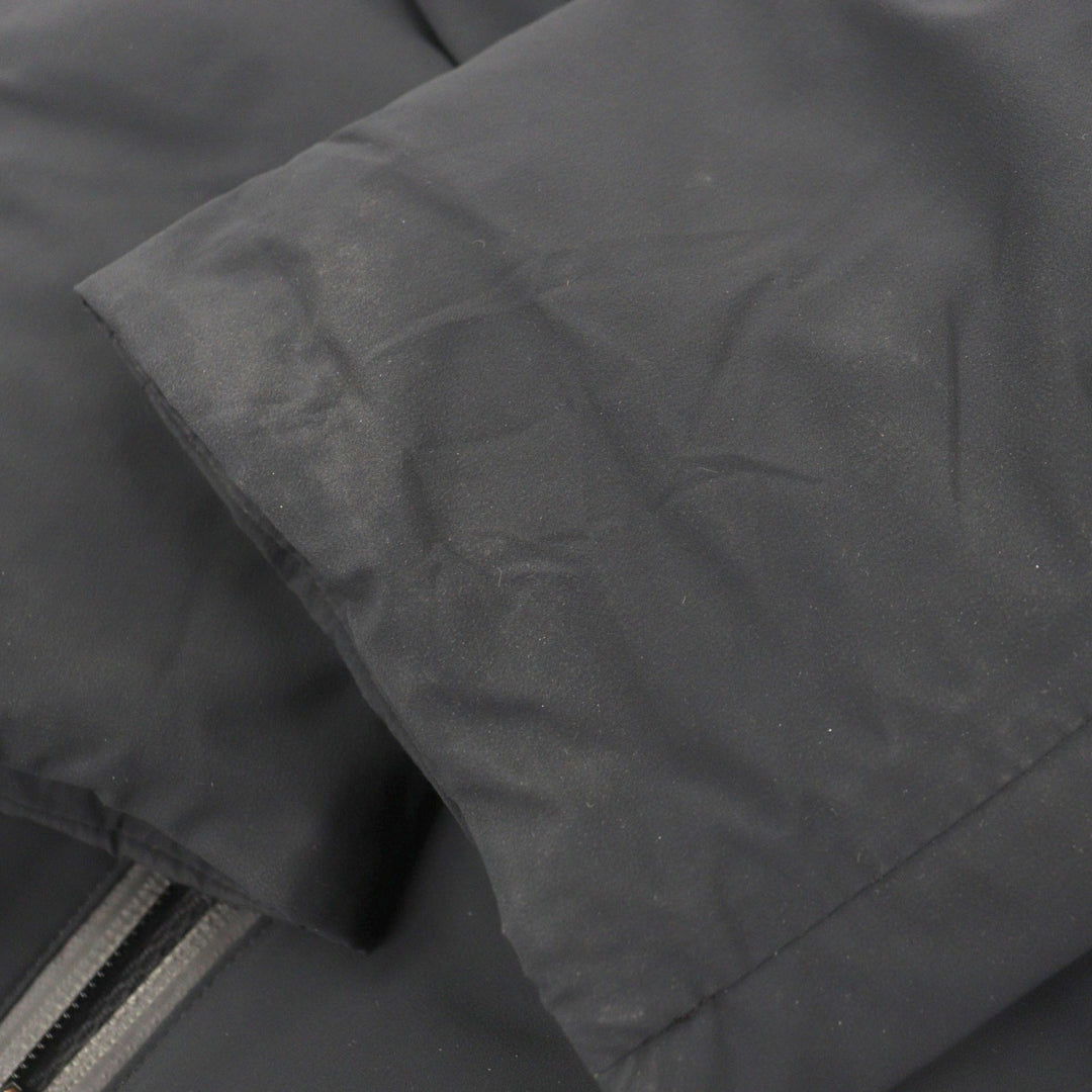 良品▼DESCENTE デサント DIA3673U オルテライン 水沢ダウン フーデッド ダブルジップアップ ダウンコート ブラック S 正規品 メンズ