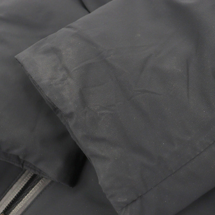 良品▼DESCENTE デサント DIA3673U オルテライン 水沢ダウン フーデッド ダブルジップアップ ダウンコート ブラック S 正規品 メンズ