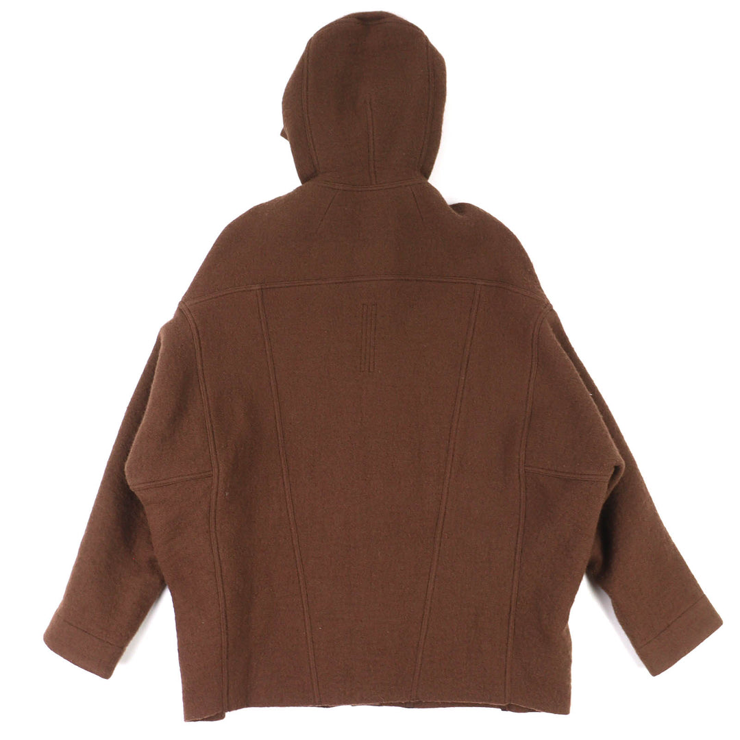 美品△Rick Owens リックオウエンス 23AW RU02C7779-WFN VERGINE WOOL JACKET バージンウール100% ジャケット ブラウン 48 正規品 メンズ