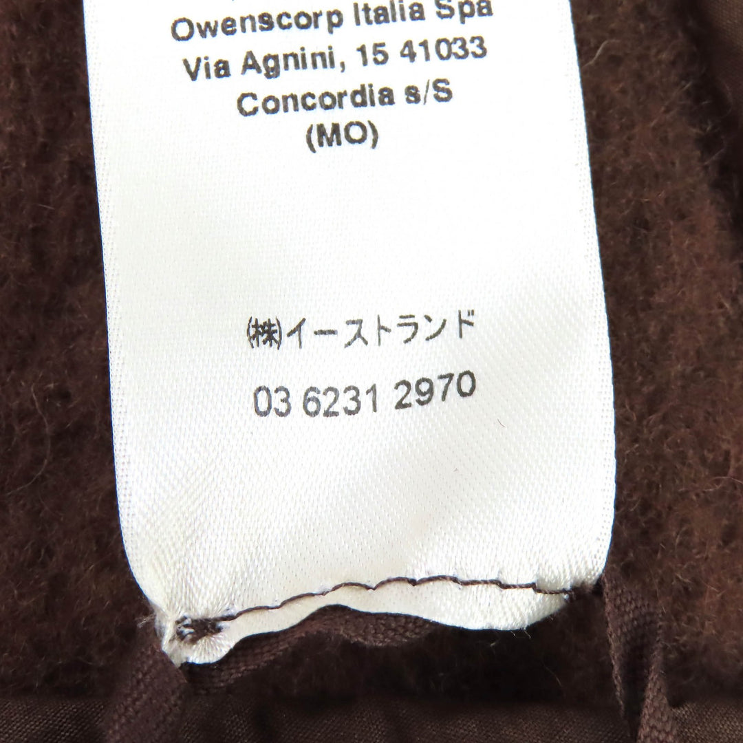 美品△Rick Owens リックオウエンス 23AW RU02C7779-WFN VERGINE WOOL JACKET バージンウール100% ジャケット ブラウン 48 正規品 メンズ