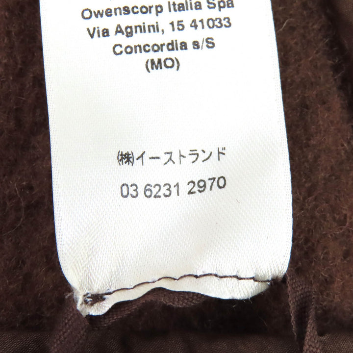 美品△Rick Owens リックオウエンス 23AW RU02C7779-WFN VERGINE WOOL JACKET バージンウール100% ジャケット ブラウン 48 正規品 メンズ