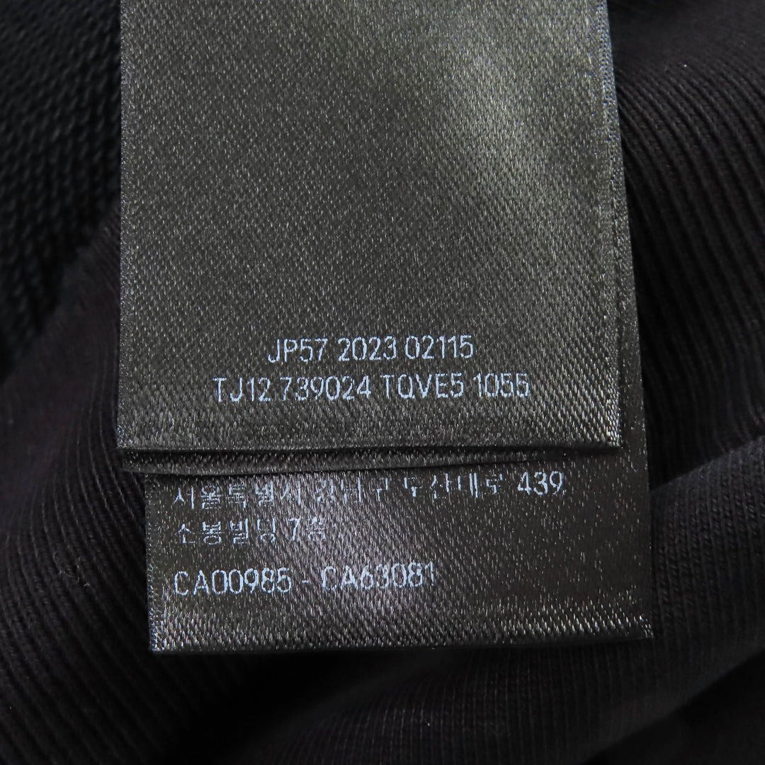 未使用品△BALENCIAGA バレンシアガ 739024 VALENTINE CD HOODIE コットン100％ バレンタイン CDダメージ プルオーバーパーカー 2 正規品