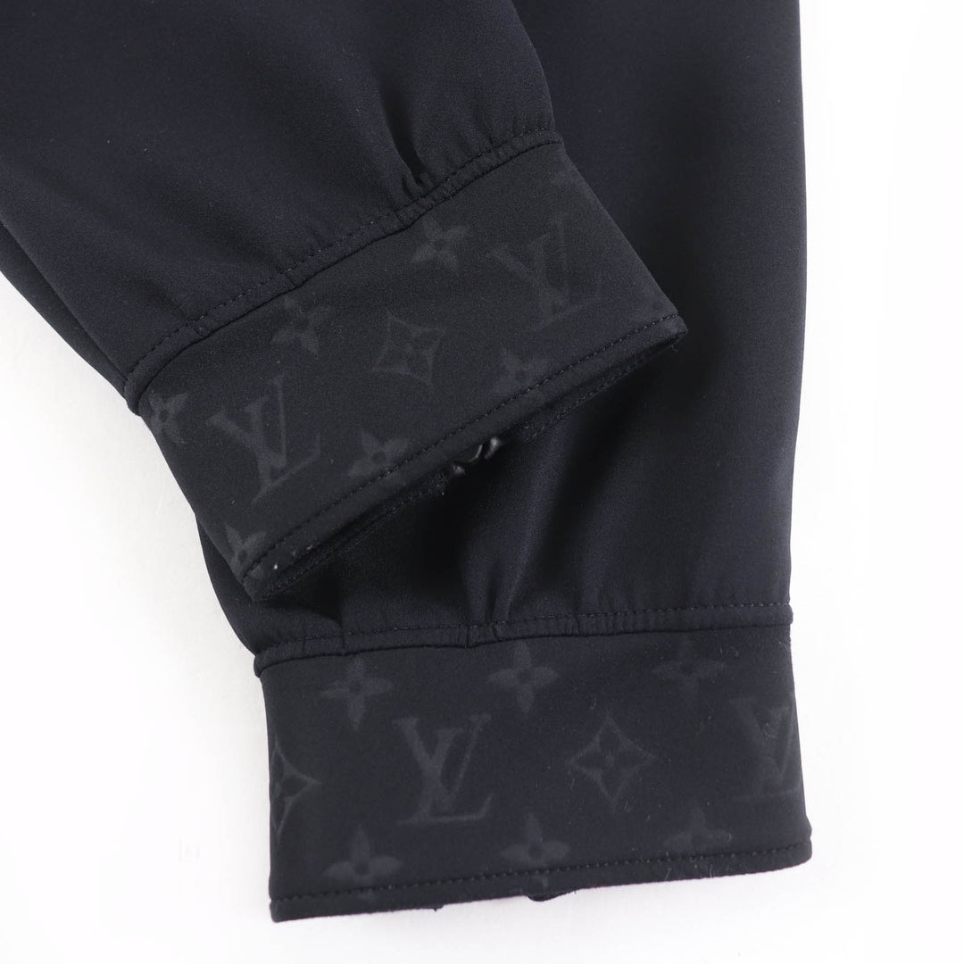 極美品☆LOUIS VUITTON ルイヴィトン 22SS モノグラム ディテール カーゴパンツ ブラック 36 イタリア製 正規品 レディース