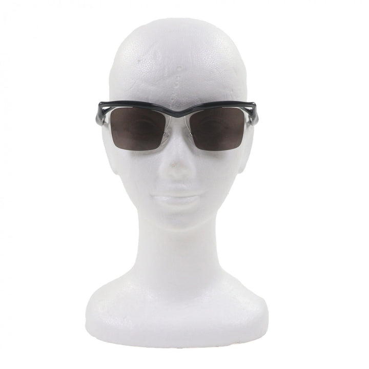極美品▼PRADA プラダ SPRA15 スクエアレンズ サングラス ブラック 47□20 135 デモレンズ 箱・保存袋・ケース付き イタリア製 メンズ