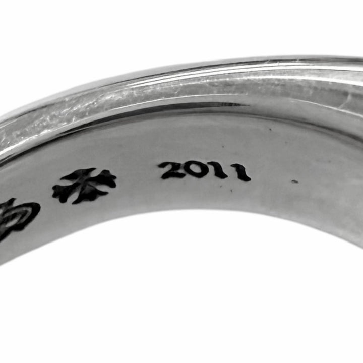 極美品□CHROME HEARTS クロムハーツ CUTOUT CH PLS SML スモール カットアウト CHプラス SV925 リング 指輪 シルバー JP14号 14.8g
