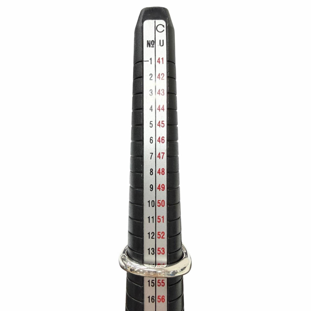 極美品□CHROME HEARTS クロムハーツ CUTOUT CH PLS SML スモール カットアウト CHプラス SV925 リング 指輪 シルバー JP14号 14.8g