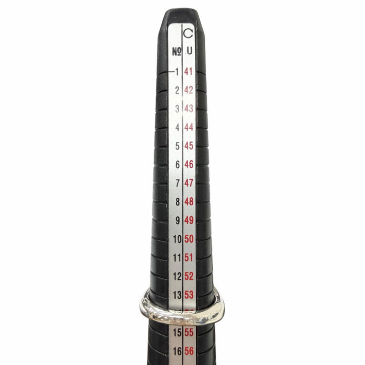 極美品□CHROME HEARTS クロムハーツ CUTOUT CH PLS SML スモール カットアウト CHプラス SV925 リング 指輪 シルバー JP14号 14.8g