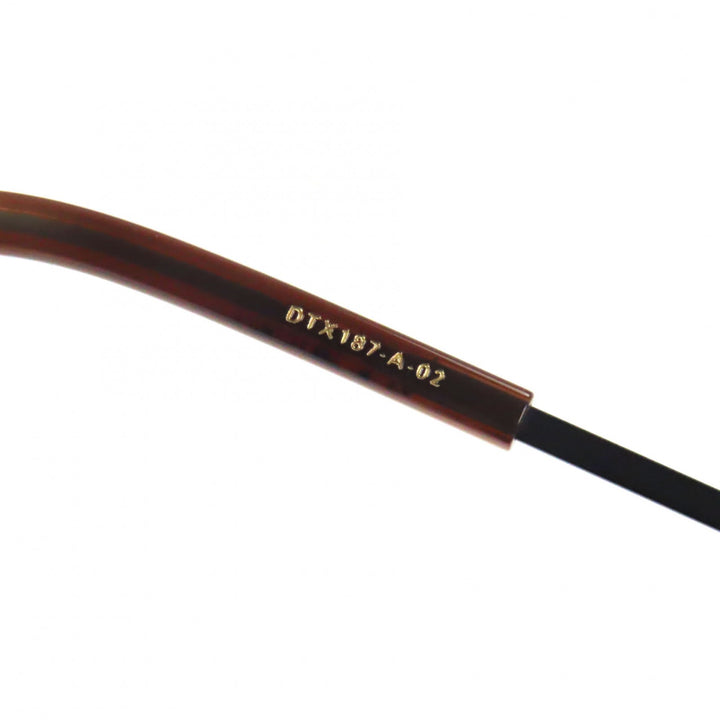 未使用品▼DITA ディータ 25SS DTX187 LINRCON-TWO スクエア メガネ 眼鏡 アイウェア アンティークゴールド クリアブラウン 51□20-145