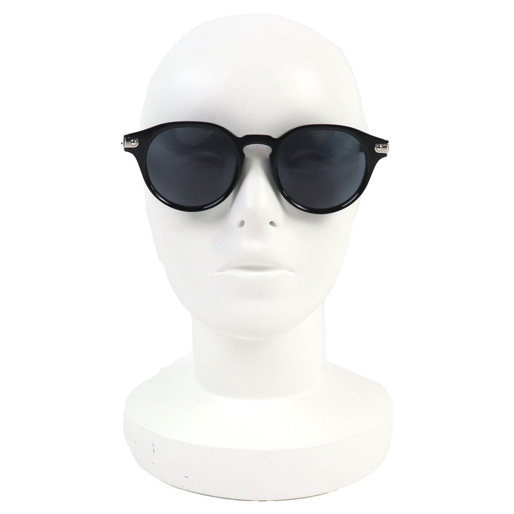 美品△LOUIS VUITTON ルイヴィトン 2024年 Z2434U サングラス LV シグネチャー ラウンド ボストン ブラック 50□21 150 デモレンズ 箱付