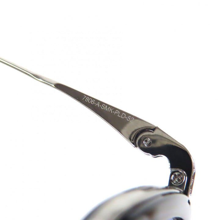 極美品▼DITA ディータ FLIGHT006 ツーブリッジ アイウェア サングラス クリアブルー シルバー 52□22-144 デモレンズ 日本製 メンズ