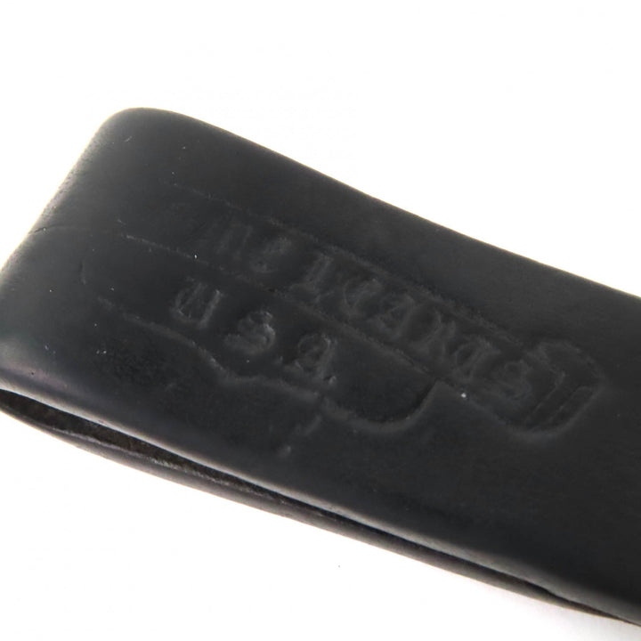 美品△CHROME HEARTS クロムハーツ レザー 925 クロスボール Dカン ベルトループ キーホルダー インヴォイス ノベルティマッチ付 21.7g