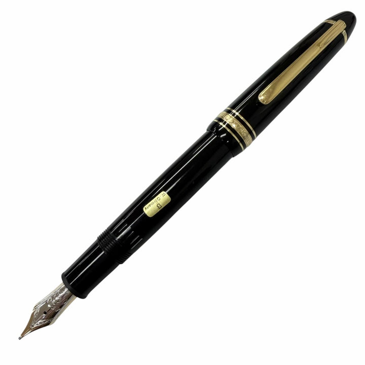 極美品□MONTBLANC モンブラン ヴィンテージ マイスターシュテュック 146 ペン先14K Bニブ 万年筆 ブラック ゴールド 西ドイツ製 メンズ