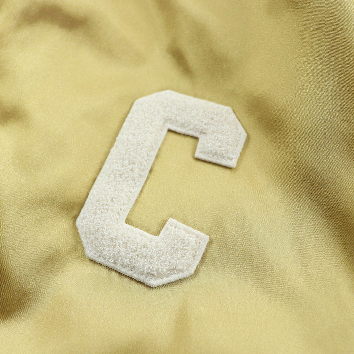極美品△CELINE セリーヌ 2W635497M Lucky lovers ラッキー ラヴァーズ テディ ジャケット スタジャン ブルゾン ゴールド 34 伊製 正規品