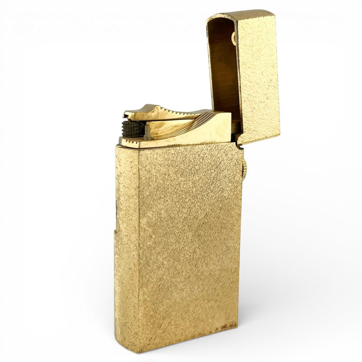 美品▲Dunhill ダンヒル ダンヒル 70 希少 ロゴ刻印 ローラー式 喫煙具 ガス ライター ゴールド ケース付き イングランド製 着火確認済み