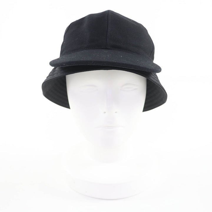 美品☆PRADA プラダ 2HC281 トライアングルロゴ Re-Nylon バケットハット 帽子 ハット ブラック M イタリア製 正規品 レディース