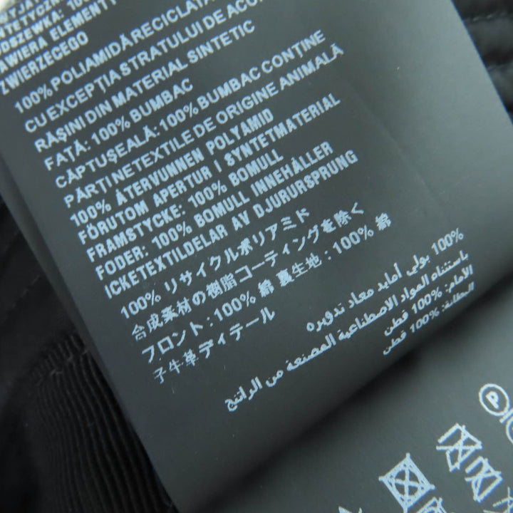 美品☆PRADA プラダ 2HC281 トライアングルロゴ Re-Nylon バケットハット 帽子 ハット ブラック M イタリア製 正規品 レディース