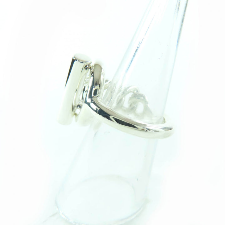 極美品☆HERMES エルメス クロワゼット GM AG925 リング・指輪 アクセサリー シルバー 51（日本サイズ約10号相当） 重量14.6g レディース