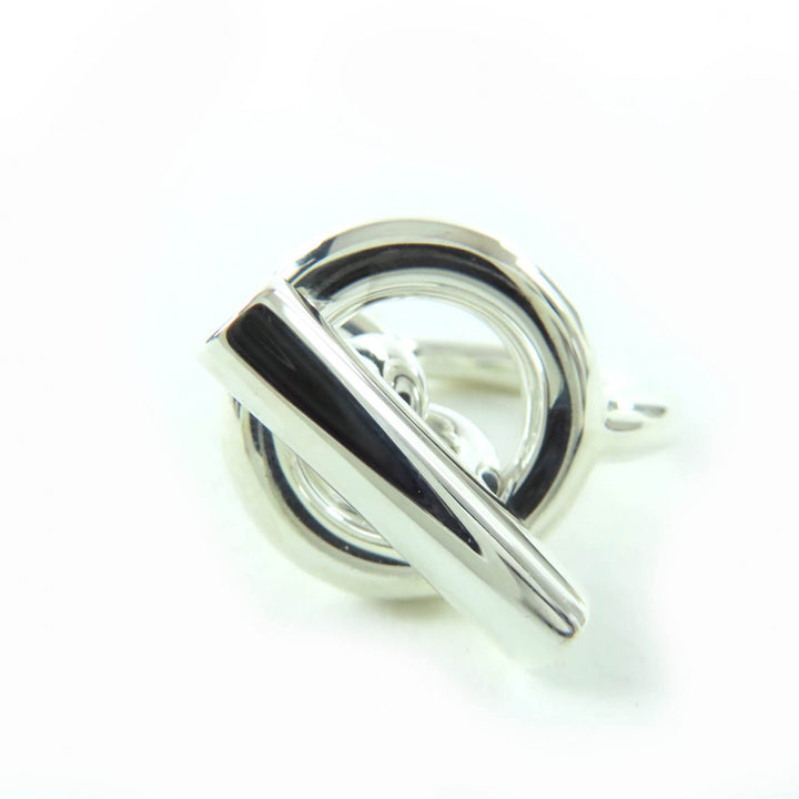 極美品☆HERMES エルメス クロワゼット GM AG925 リング・指輪 アクセサリー シルバー 51（日本サイズ約10号相当） 重量14.6g レディース