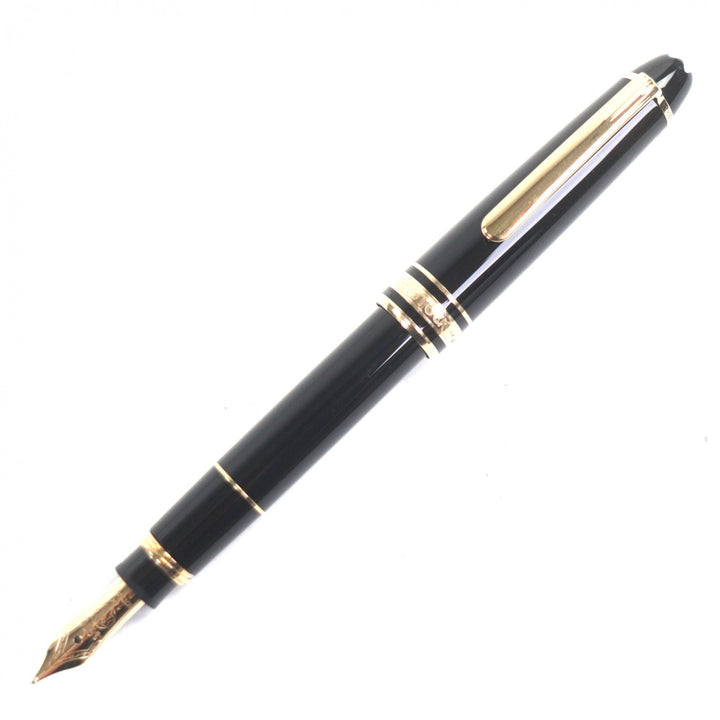 美品▼MONTBLANC モンブラン マイスターシュテュック モーツァルト ペン先14K Mニブ ホワイトスター 万年筆 ブラック ゴールド ドイツ製