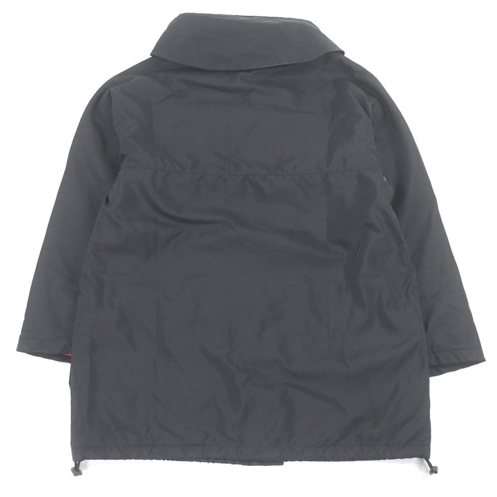 美品□GUCCI グッチ 512997 Sega Pool Patch Nylon Jacket ロゴワッペン 中綿入り ナイロンコート ブラック 50 イタリア製 正規品 メンズ