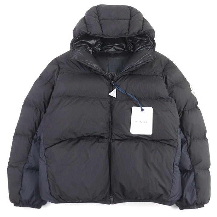 未使用品○MONCLER モンクレール 23年製 ALNAIR GIUBBOTTO ロゴワッペン フーデッド ダウンジャケット 2 正規品 メンズ 定価260700円