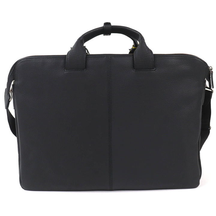 極美品△PORTER ポーター WITH ウィズ レザー 2WAY ブリーフケース ビジネスバッグ ショルダーバッグ ブラック メンズ