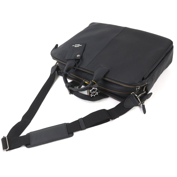 極美品△PORTER ポーター WITH ウィズ レザー 2WAY ブリーフケース ビジネスバッグ ショルダーバッグ ブラック メンズ