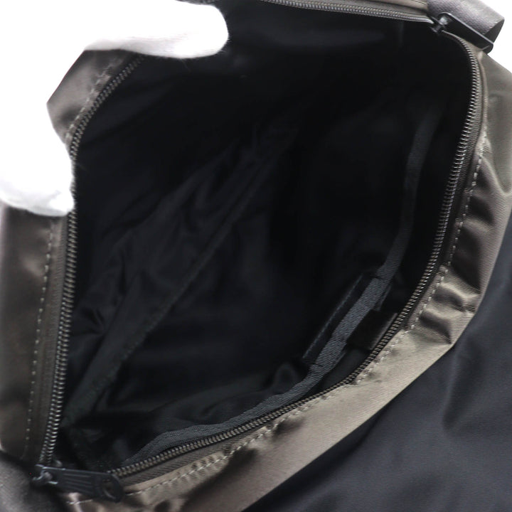 極美品△PORTER SACS BAR ポーター サックスバー 383-05714 ナイロン レザー ショルダーバッグ クロスボディバッグ ブラウン ブラック