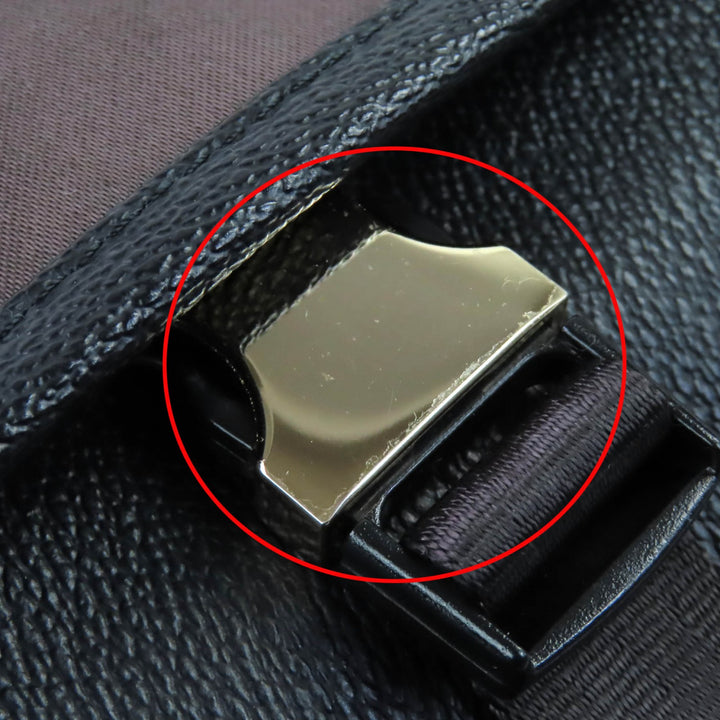 極美品△PORTER SACS BAR ポーター サックスバー 383-05714 ナイロン レザー ショルダーバッグ クロスボディバッグ ブラウン ブラック
