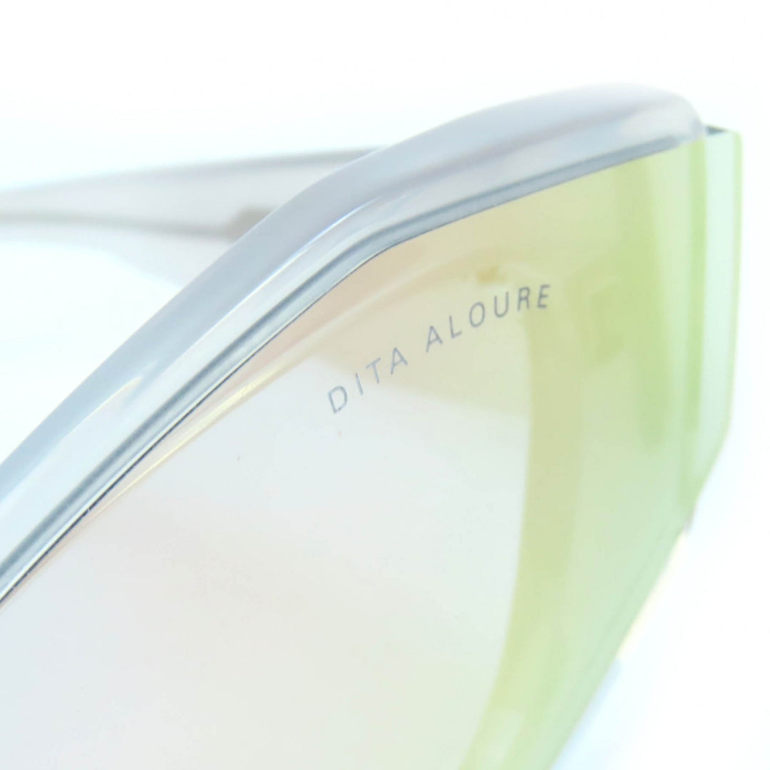 極美品△DITA ディータ DTS740-A-03 ALOURE アルール サイドカット アイウェア サングラス フロステッドグレー 66□17 144 デモレンズ