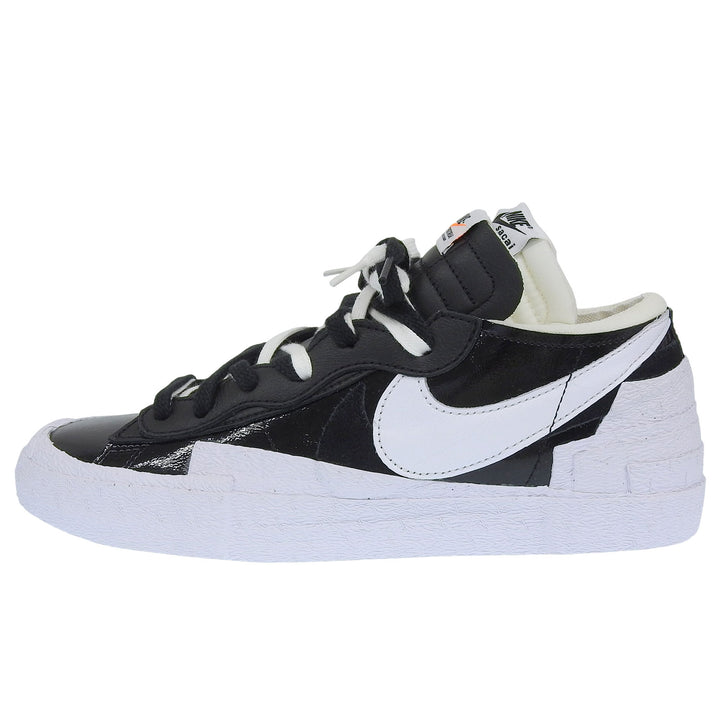 未使用品▲NIKE Sacai ナイキ サカイ DM6443-001 BLAZER LOW/SACAI ブレーザーロー サカイ レザー スニーカー ブラック 27 箱付き メンズ