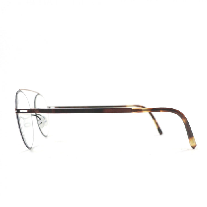 極美品▼MYKITA マイキータ LITE ALMETA ツーブリッジ ラウンド メガネ ブラック ピンクゴールド クリアブラウン マーブル柄 48□20 140