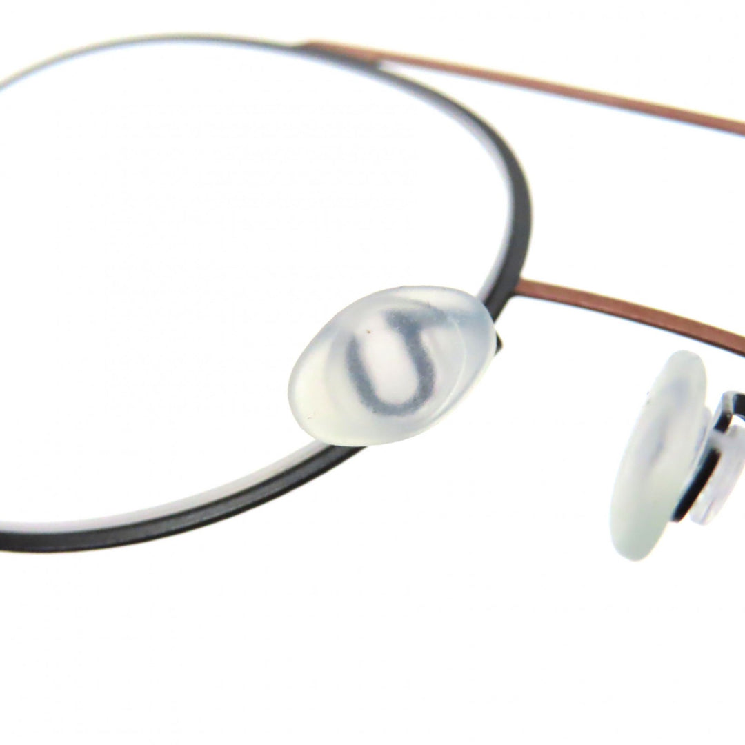 極美品▼MYKITA マイキータ LITE ALMETA ツーブリッジ ラウンド メガネ ブラック ピンクゴールド クリアブラウン マーブル柄 48□20 140