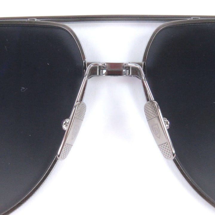 極美品□DITA ディータ DTS436 KUDRU ツーブリッジ サングラス ガンメタリック 61□14-145 デモレンズ 保存袋付き 日本製 定価165000円