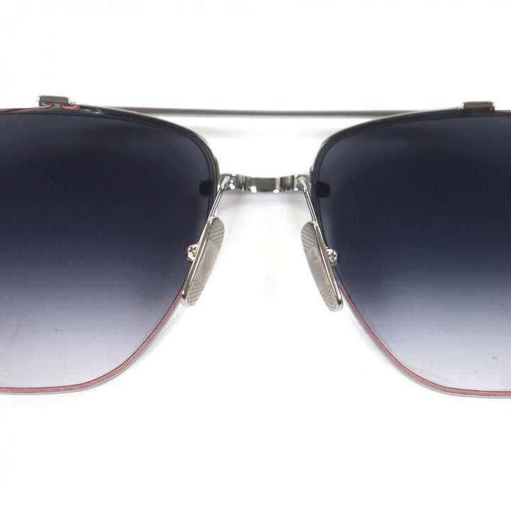 未使用品□DITA ディータ DTS138-A-03 GRAND-EVO ONE ツーブリッジ サングラス シルバー ブラック 57□16-145 度入 日本製 定価141900円
