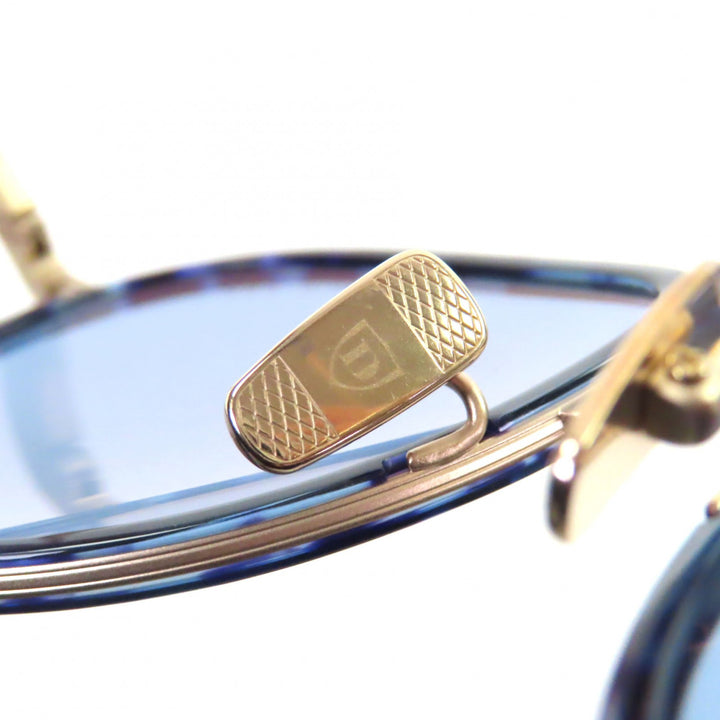 極美品▼DITA ディータ DTS456 AVIATIA-ONE ツーブリッジ ティアドロップ マーブル アイウェア サングラス 57□19-140 定価101200円
