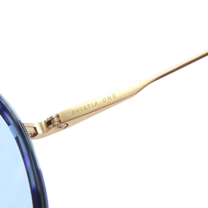 極美品▼DITA ディータ DTS456 AVIATIA-ONE ツーブリッジ ティアドロップ マーブル アイウェア サングラス 57□19-140 定価101200円
