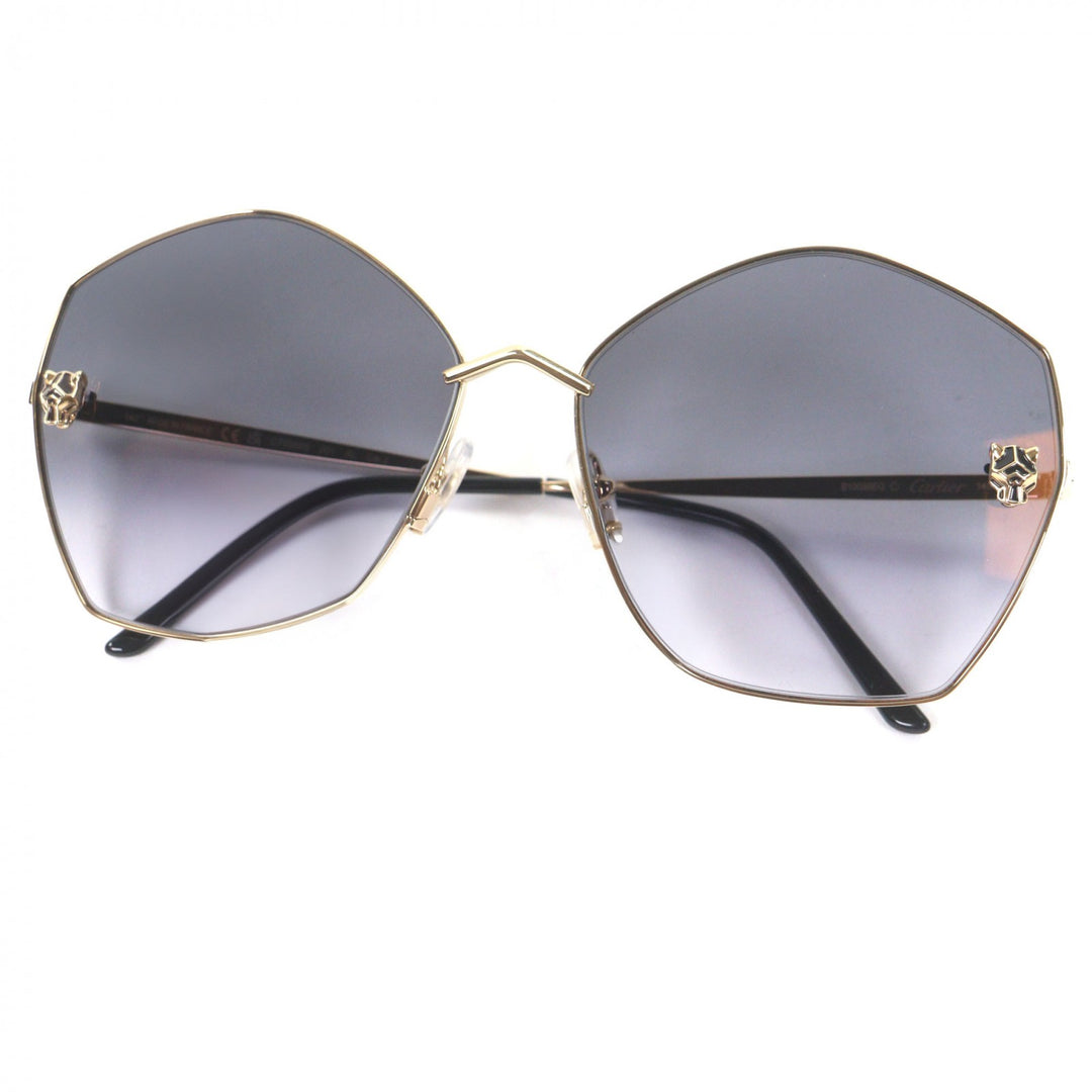 極美品▼Cartier カルティエ CT0356S パンテール ドゥ カルティエ 現行品 サングラス 63□16 140 度入り 箱・ケース付き 定価144100円