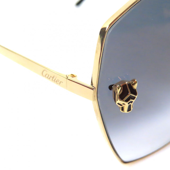 極美品▼Cartier カルティエ CT0356S パンテール ドゥ カルティエ 現行品 サングラス 63□16 140 度入り 箱・ケース付き 定価144100円
