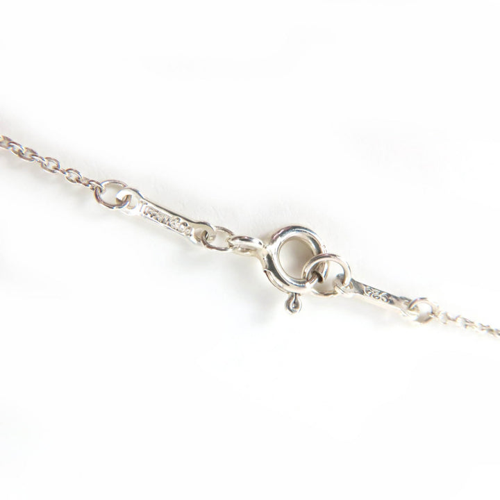 美品☆TIFFANY&amp;Co. ティファニー エルサペレッティ エターナルサークル ティファニー ネックレス 925 シルバー 重量4.35g レディース