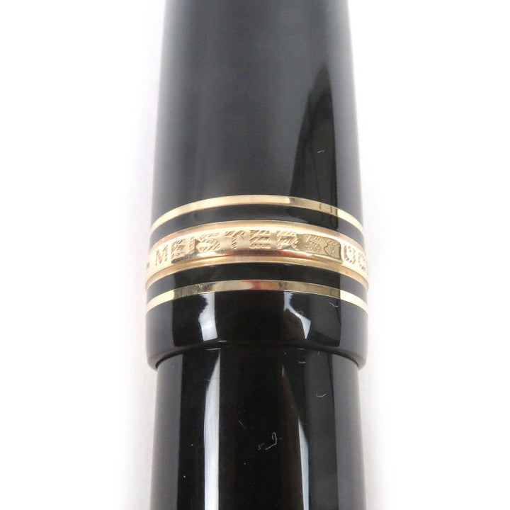 極美品□MONTBLANC モンブラン マイスターシュテュック 149 ペン先14C EFニブ キャップ式 万年筆 ブラック ゴールド ケース付き ドイツ製