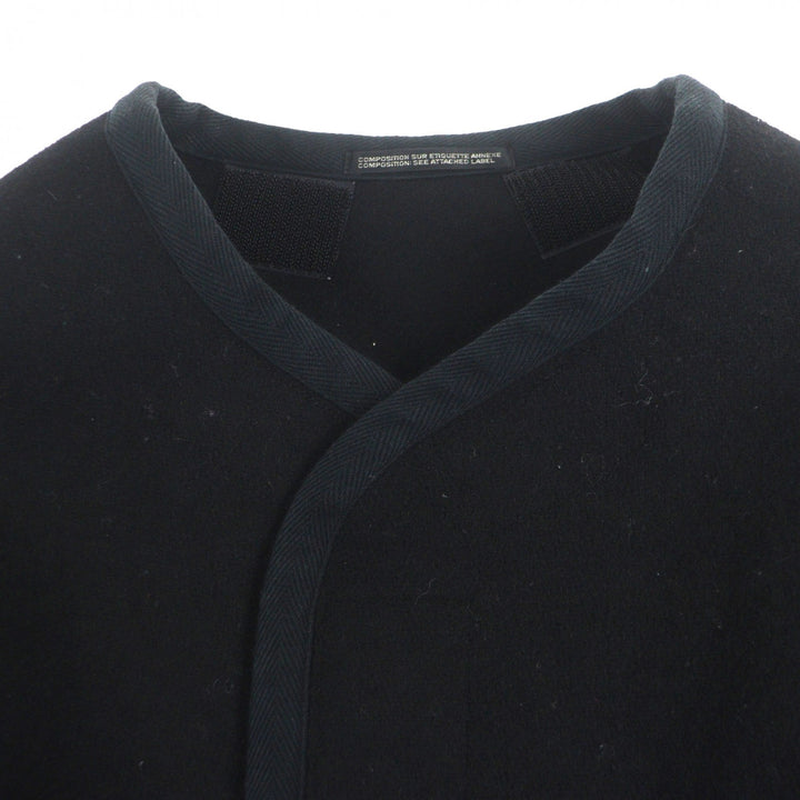 美品▼Yohji Yamamoto POUR HOMME ヨウジヤマモトプールオム 21AW HX-D27-126 ARMY MELTON COAT ウール100% バックロゴ コート 3 正規品