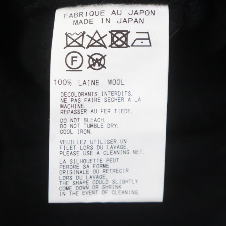 美品▼Yohji Yamamoto POUR HOMME ヨウジヤマモトプールオム 21AW HX-D27-126 ARMY MELTON COAT ウール100% バックロゴ コート 3 正規品